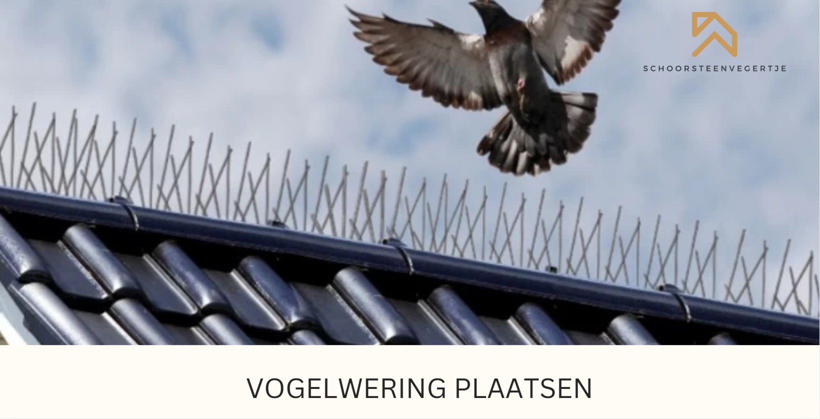 Vogelwering plaatsen